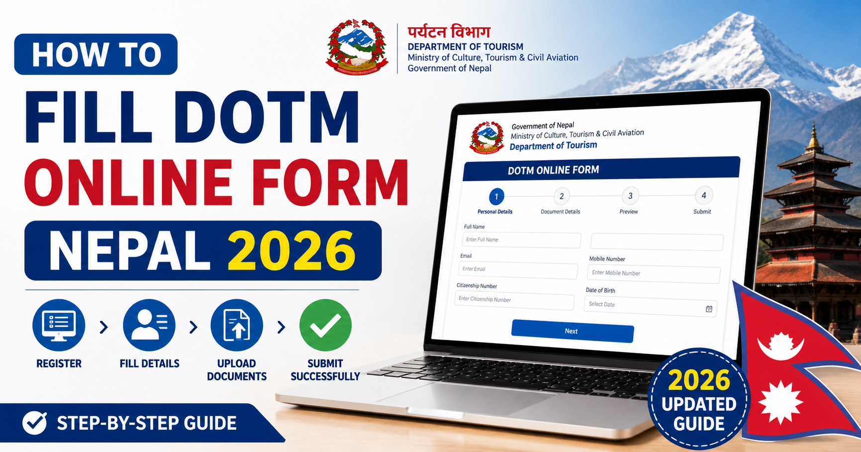 How to Fill DOTM Online Driving License Form 2026 Without Errors